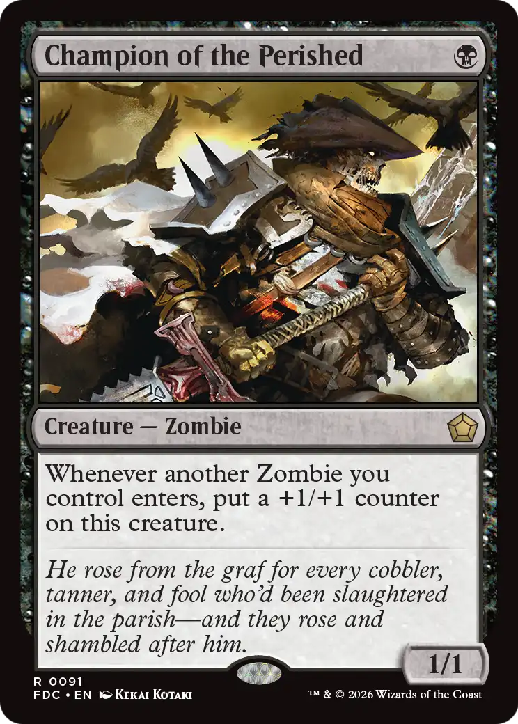 Champion of the Perished [Foundations Commander] | Card Citadel