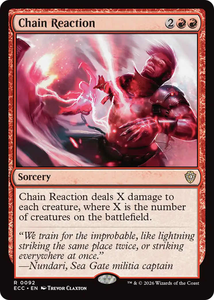Chain Reaction [Lorwyn Eclipsed Commander] | Card Citadel