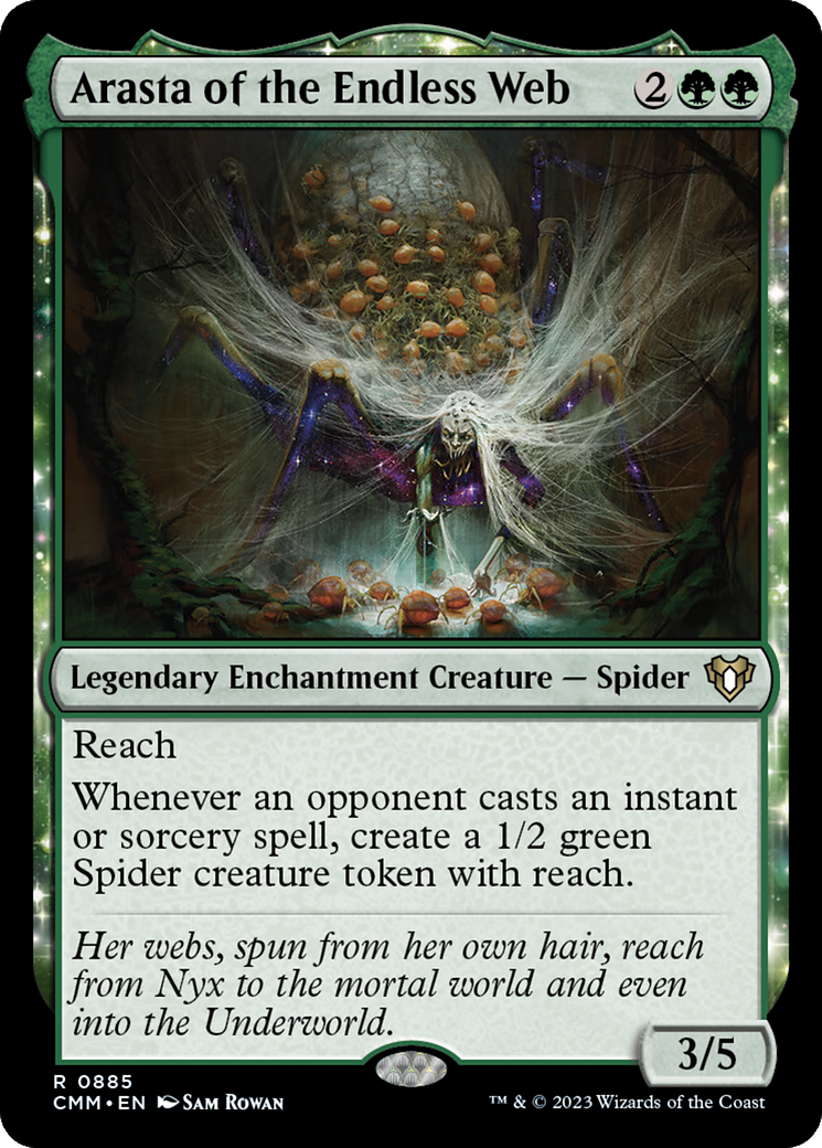 Arasta of the Endless Web [Commander Masters] | Card Citadel