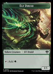 Saproling // Elf Druid Double-Sided Token [Commander Masters Tokens] | Card Citadel