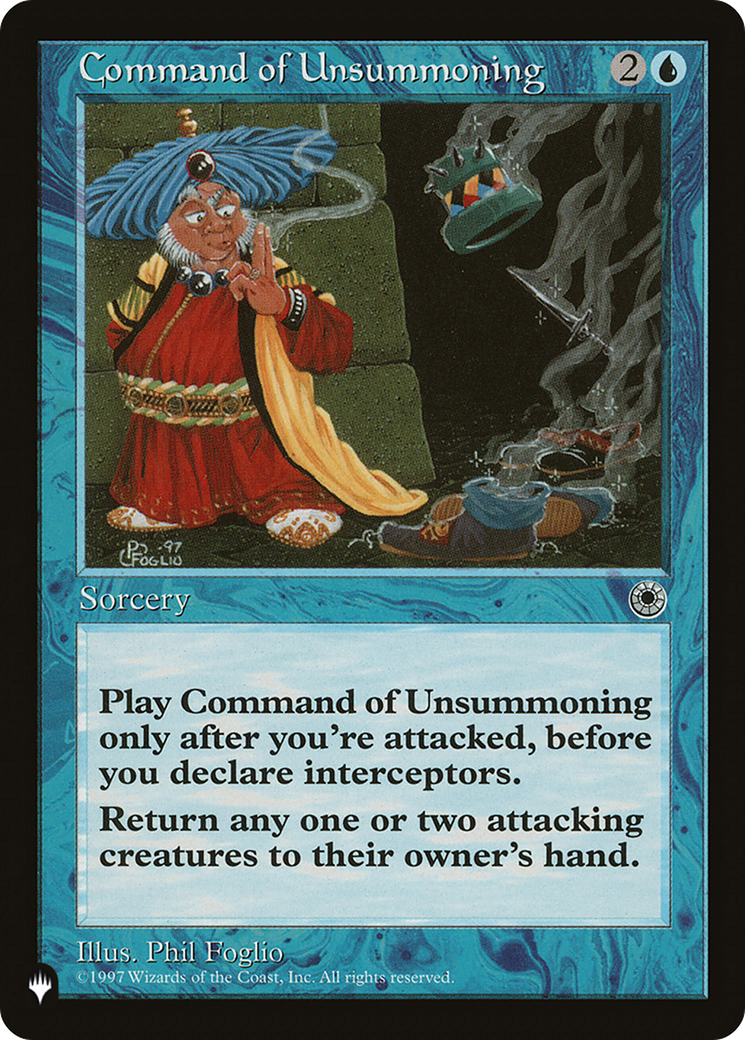 Command of Unsummoning [The List Reprints] | Card Citadel