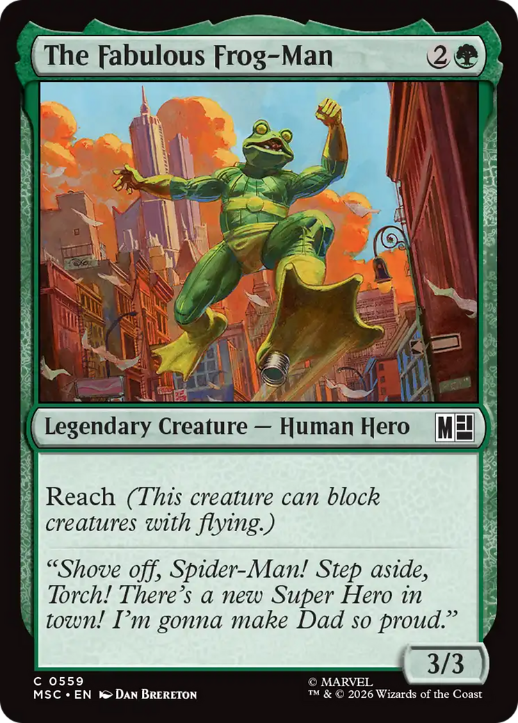 The Fabulous Frog-Man [Marvel Super Heroes Commander] | Card Citadel