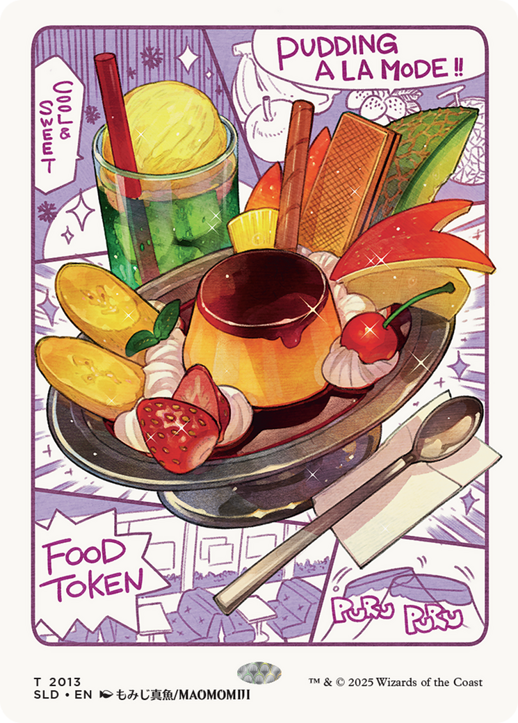 Food Token (2013) (Rainbow Foil) [Secret Lair Drop Series] | Card Citadel