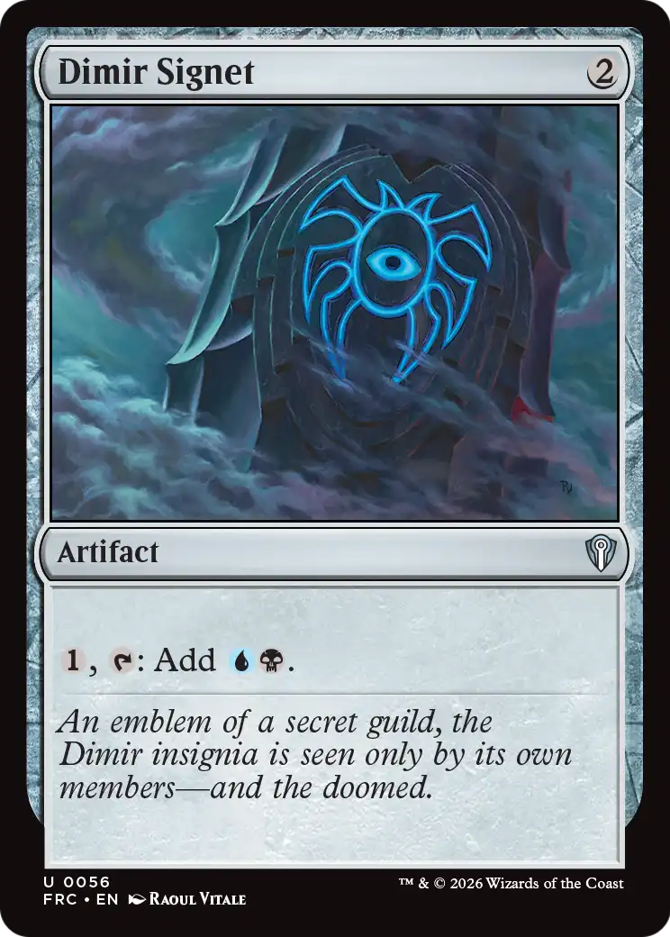 Dimir Signet [Reality Fracture Commander] | Card Citadel