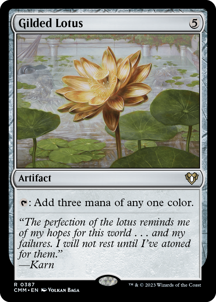 Gilded Lotus [Commander Masters] | Card Citadel