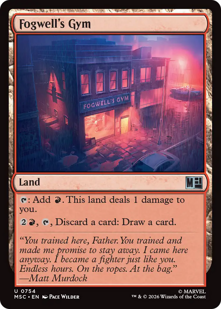 Fogwell's Gym [Marvel Super Heroes Commander] | Card Citadel