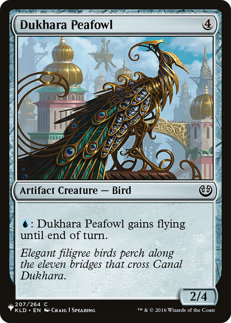 Dukhara Peafowl [The List Reprints] | Card Citadel