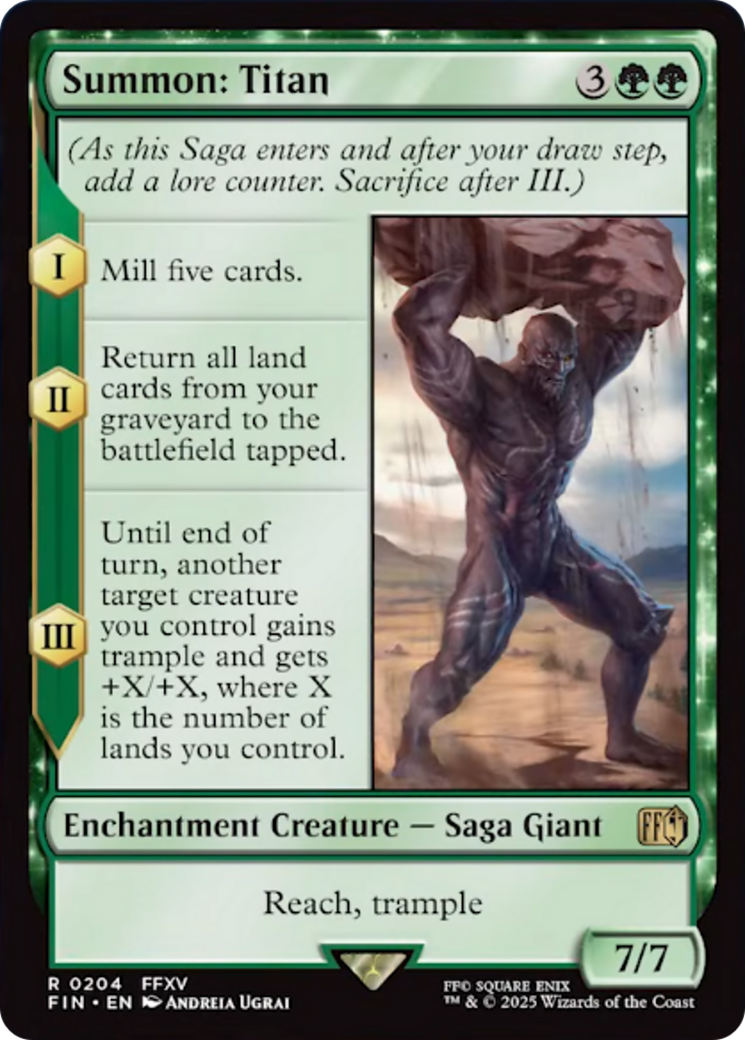 Summon: Titan [FINAL FANTASY] | Card Citadel