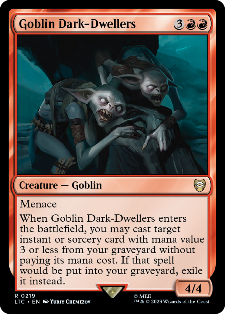 Goblin Dark-Dwellers [The Lord of the Rings: Tales of Middle-Earth Commander] | Card Citadel