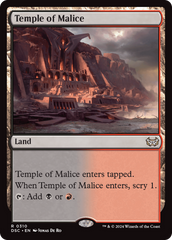 Temple of Malice [Duskmourn: House of Horror Commander] | Card Citadel