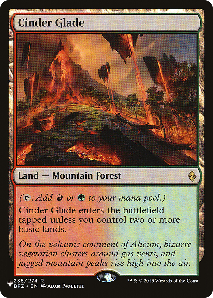 Cinder Glade [The List] | Card Citadel