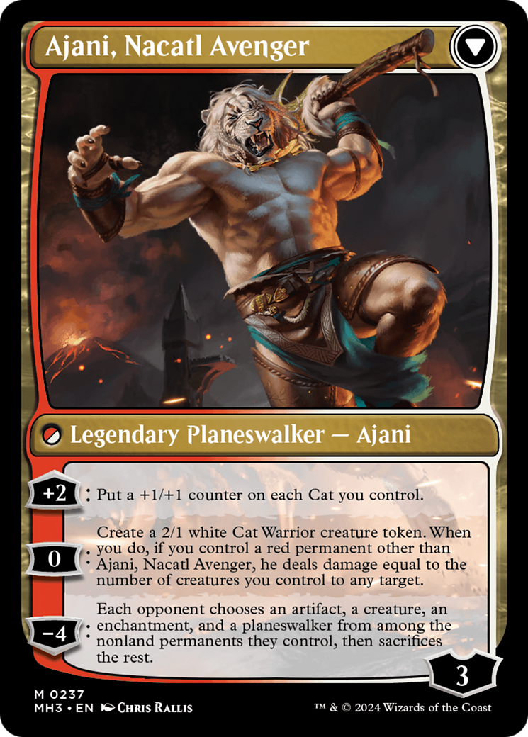 Ajani, Nacatl Pariah // Ajani, Nacatl Avenger [Modern Horizons 3] | Card Citadel