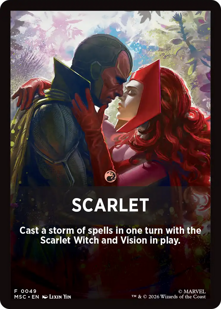 Scarlet Theme Card [Marvel Super Heroes Commander] | Card Citadel