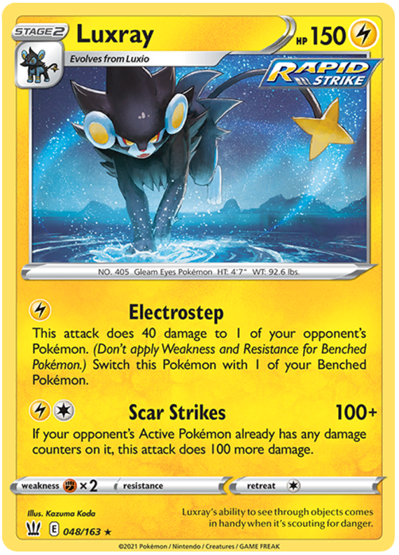 Luxray (048/163) [Sword & Shield: Battle Styles] | Card Citadel