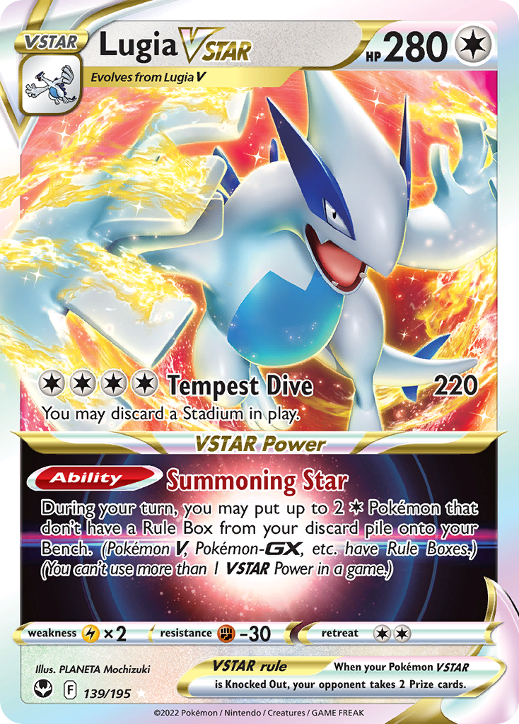 Lugia VSTAR (139/195) (Jumbo Card) [Sword & Shield: Silver Tempest] | Card Citadel