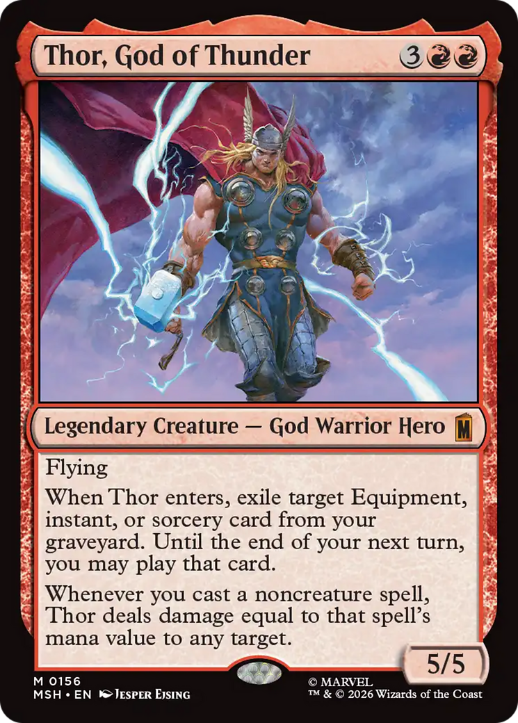 Thor, God of Thunder [Marvel Super Heroes] | Card Citadel