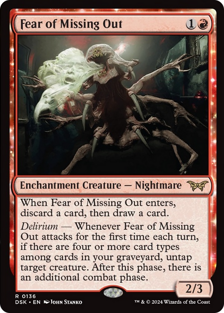 Fear of Missing Out [Duskmourn: House of Horror] | Card Citadel