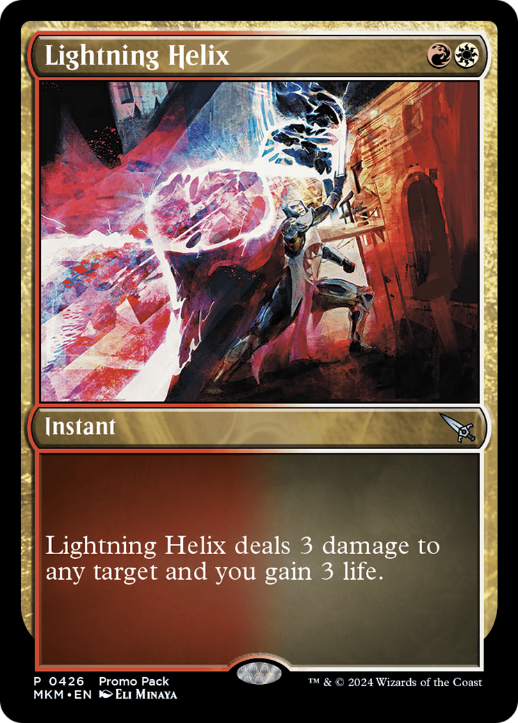 Lightning Helix (Promo Pack) [Murders at Karlov Manor Promos] | Card Citadel