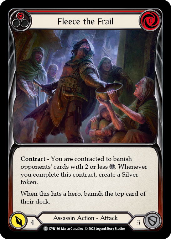 Fleece the Frail (Red) [DYN136] (Dynasty) | Card Citadel