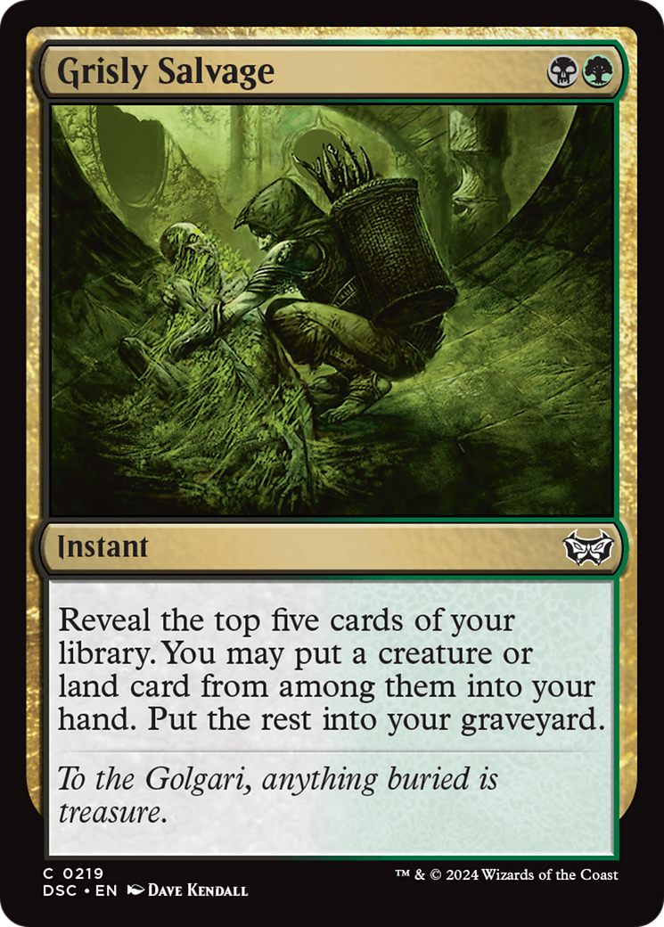 Grisly Salvage [Duskmourn: House of Horror Commander] | Card Citadel