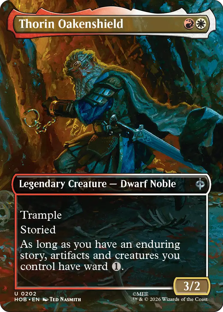 Thorin Oakenshield (Borderless) [The Hobbit] | Card Citadel