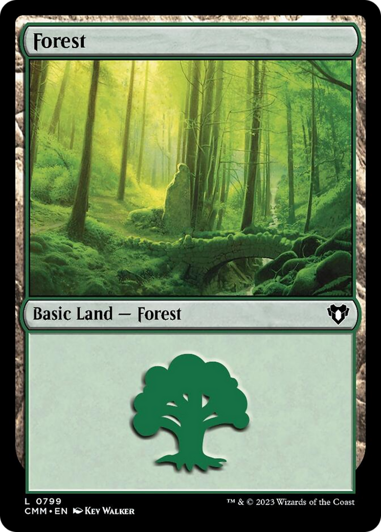 Forest (799) [Commander Masters] | Card Citadel