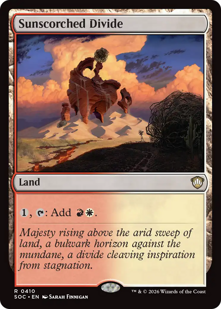 Sunscorched Divide [Secrets of Strixhaven Commander] | Card Citadel