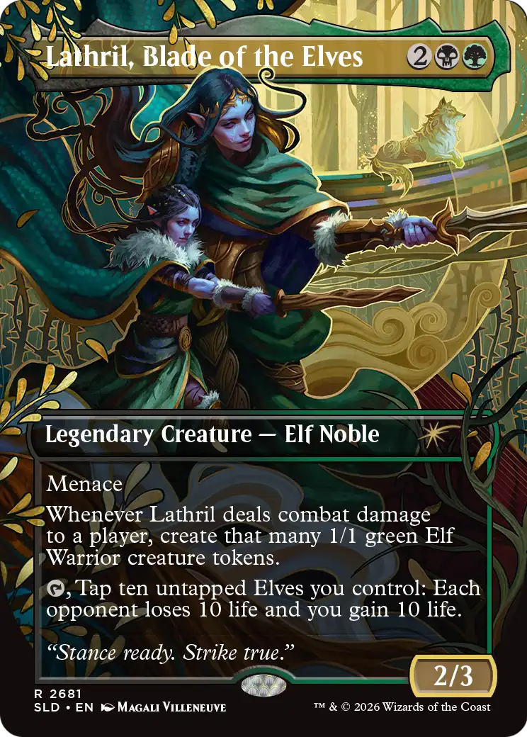 Lathril, Blade of the Elves [Secret Lair Drop Series] | Card Citadel
