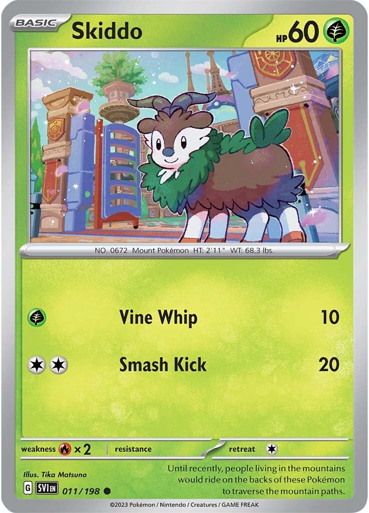 Skiddo (011/198) [Scarlet & Violet: Base Set] | Card Citadel