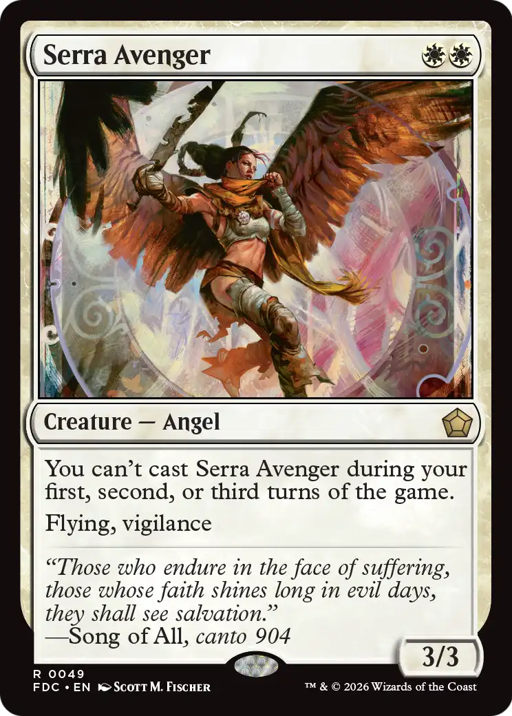 Serra Avenger [Foundations Commander] | Card Citadel