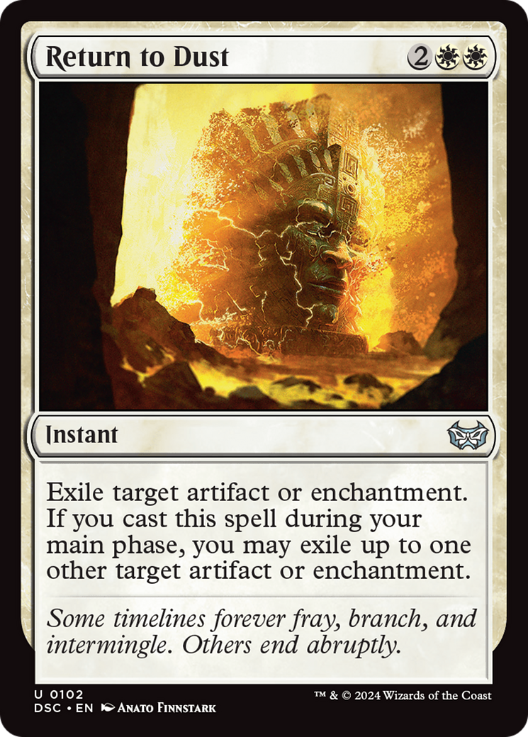 Return to Dust [Duskmourn: House of Horror Commander] | Card Citadel