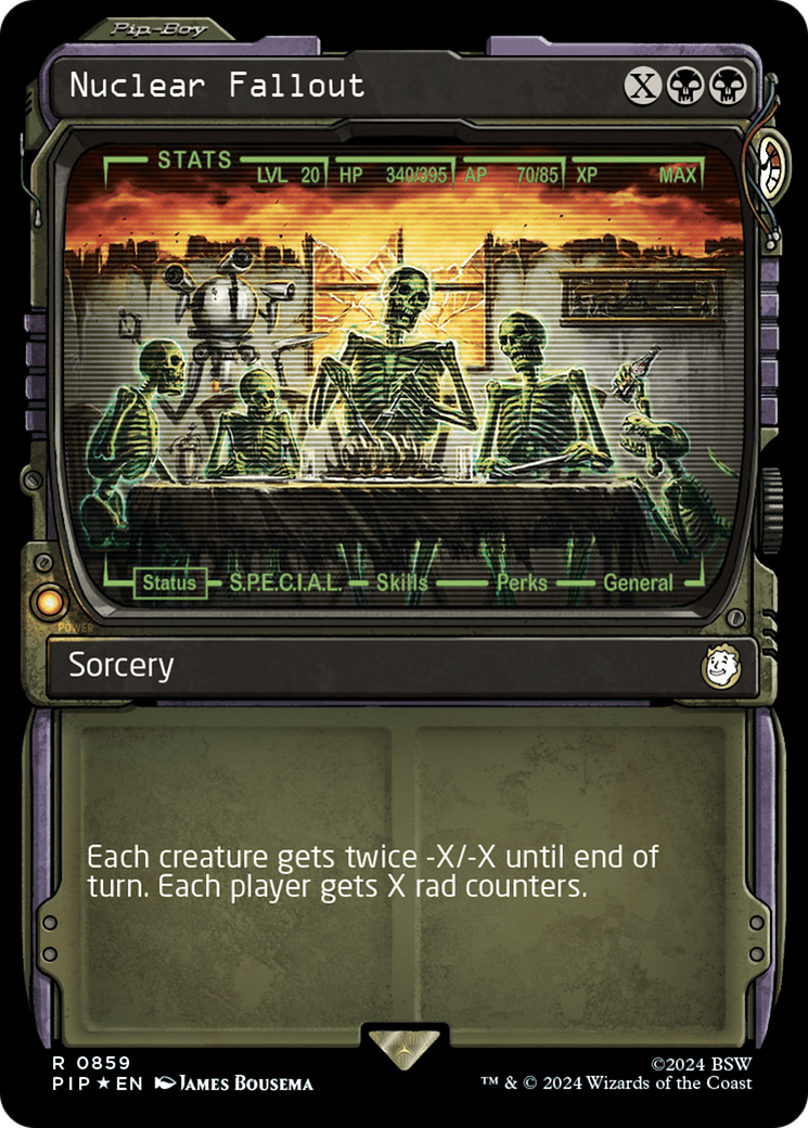 Nuclear Fallout (Showcase) (Surge Foil) [Fallout] | Card Citadel