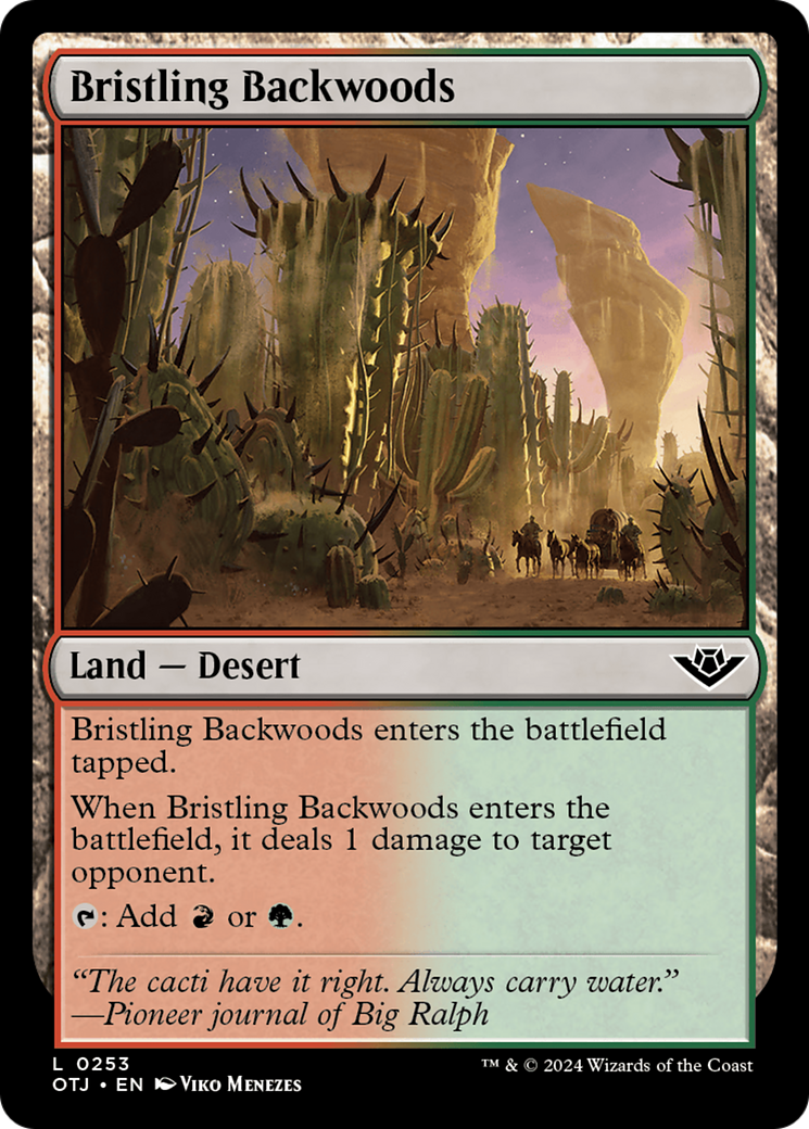 Bristling Backwoods [Outlaws of Thunder Junction] | Card Citadel