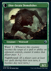 Burly Breaker // Dire-Strain Demolisher [Innistrad: Midnight Hunt] | Card Citadel