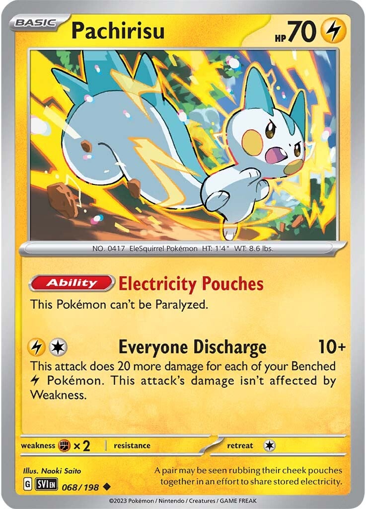 Pachirisu (068/198) [Scarlet & Violet: Base Set] | Card Citadel