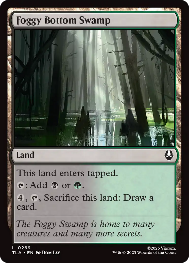 Foggy Bottom Swamp [Avatar: The Last Airbender] | Card Citadel