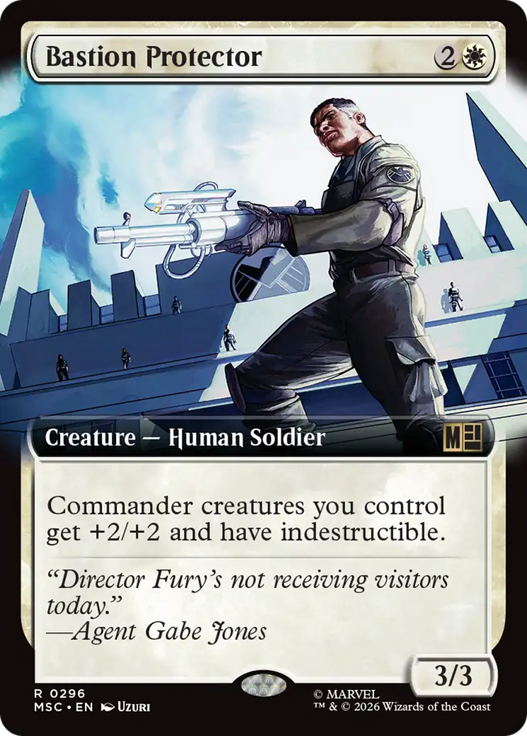 Bastion Protector (Extended Art) [Marvel Super Heroes Commander] | Card Citadel