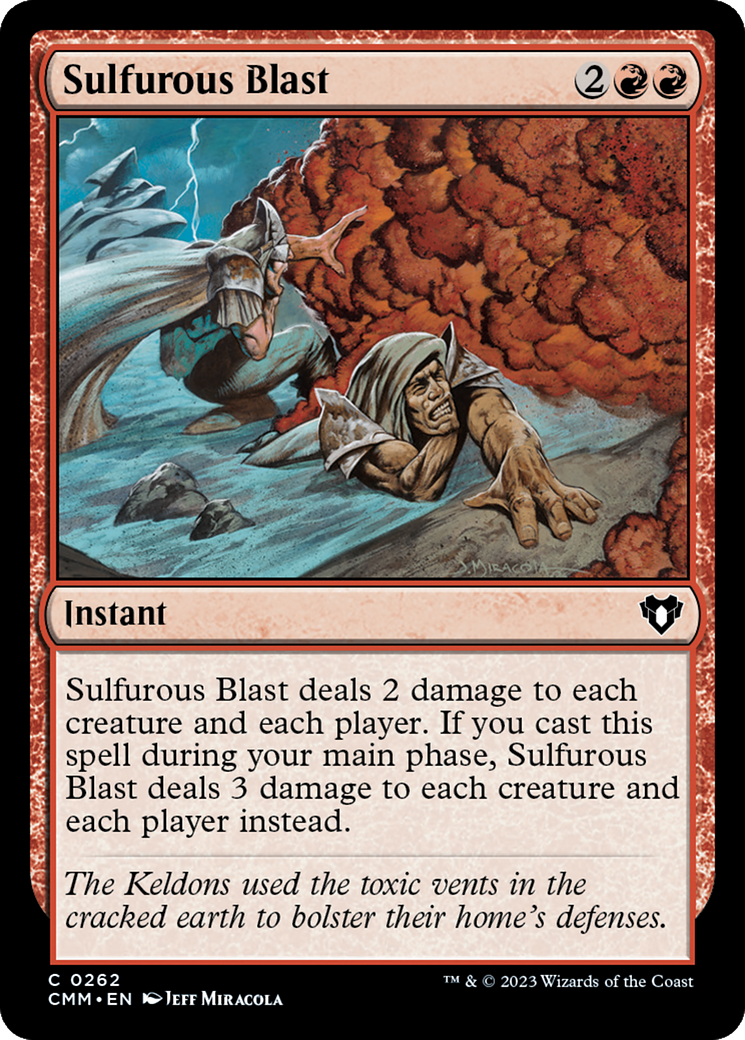 Sulfurous Blast [Commander Masters] | Card Citadel