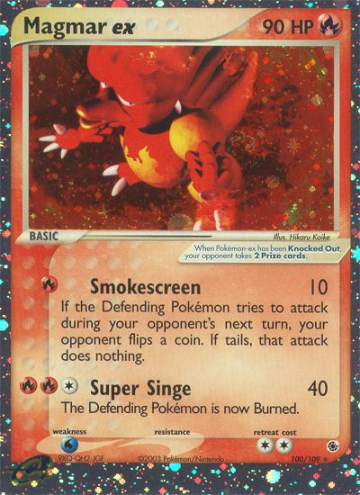 Magmar ex (100/109) [EX: Ruby & Sapphire] | Card Citadel