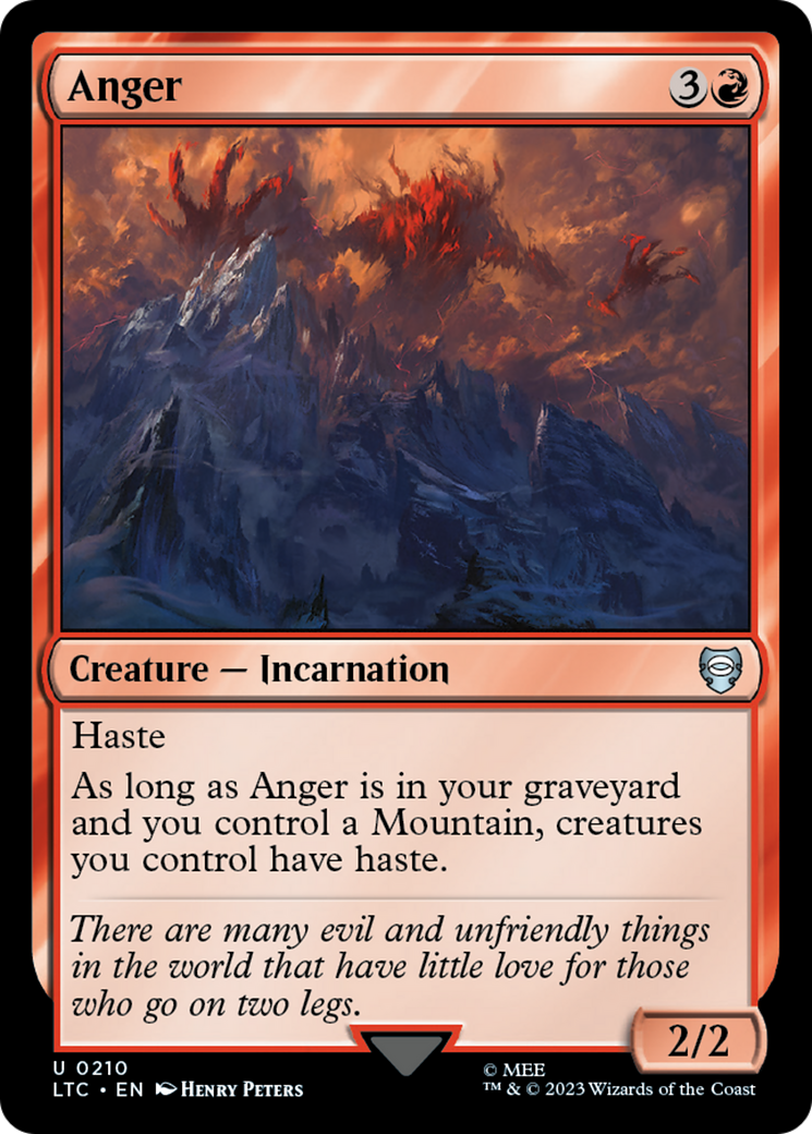 Anger [The Lord of the Rings: Tales of Middle-Earth Commander] | Card Citadel