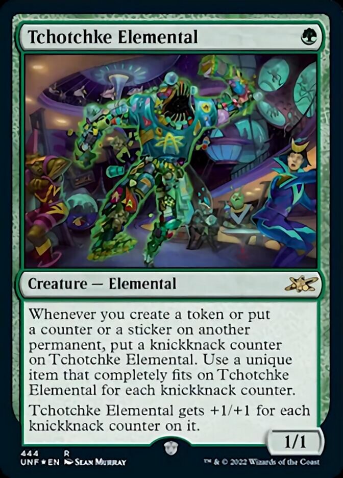 Tchotchke Elemental (Galaxy Foil) [Unfinity] | Card Citadel