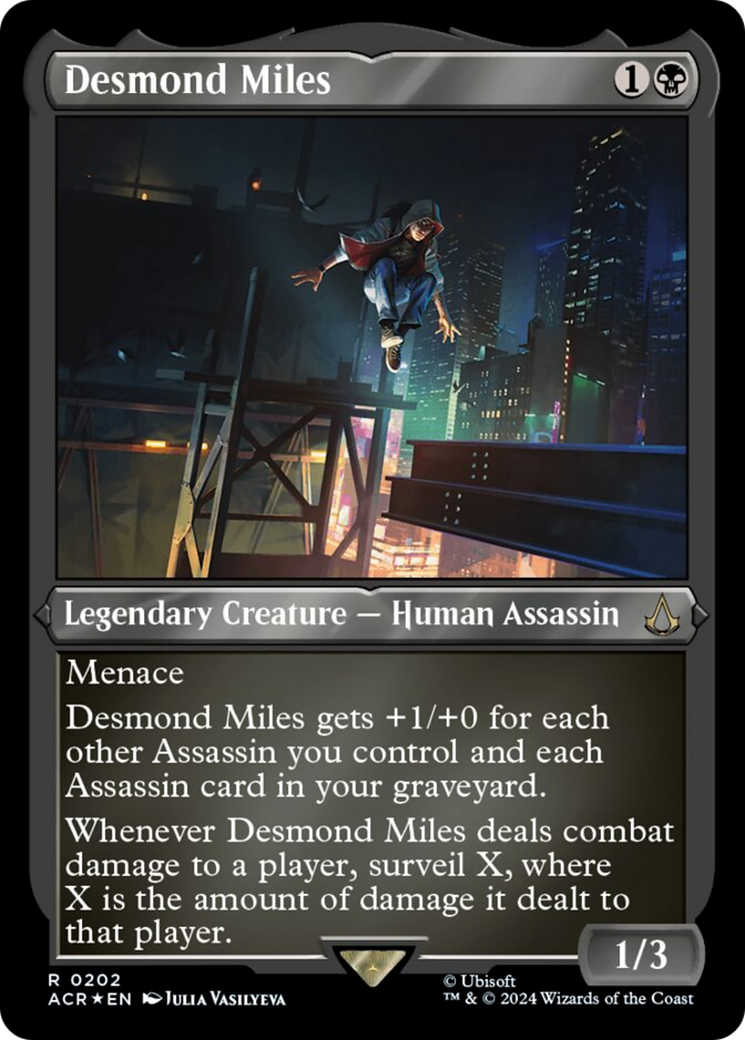 Desmond Miles (Foil Etched) [Assassin's Creed] | Card Citadel