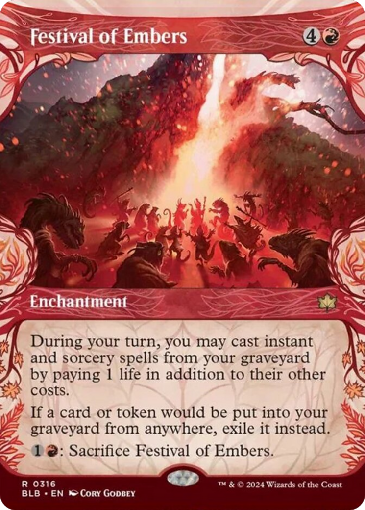 Festival of Embers (Showcase) [Bloomburrow] | Card Citadel