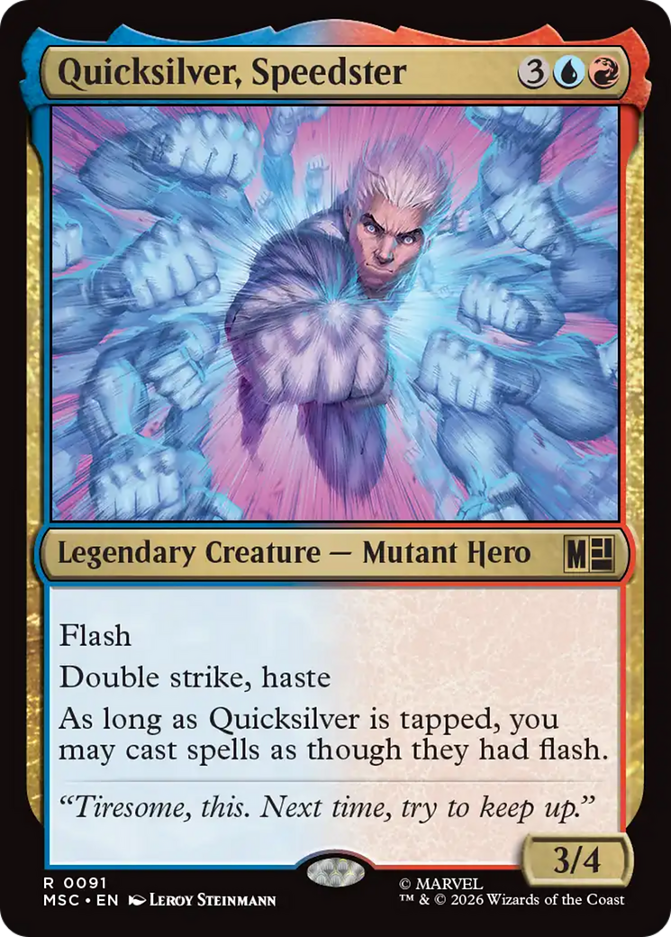 Quicksilver, Speedster [Marvel Super Heroes Commander] | Card Citadel