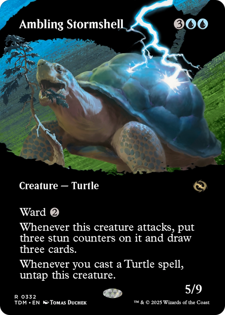 Ambling Stormshell (Borderless) [Tarkir: Dragonstorm] | Card Citadel
