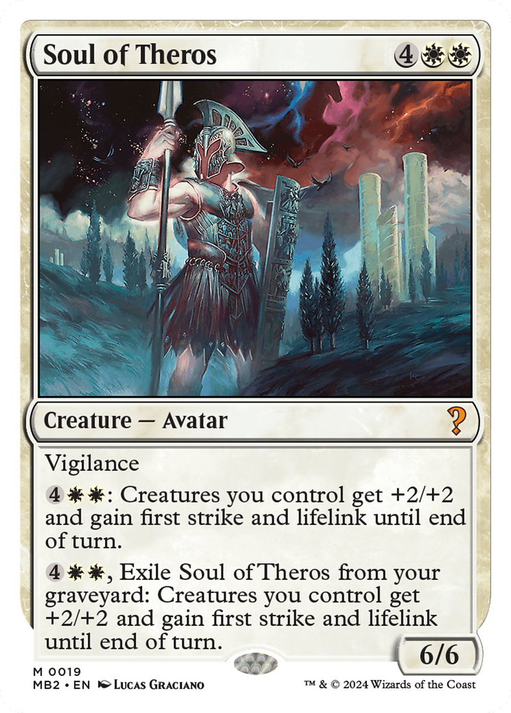 Soul of Theros (White Border) [Mystery Booster 2] | Card Citadel