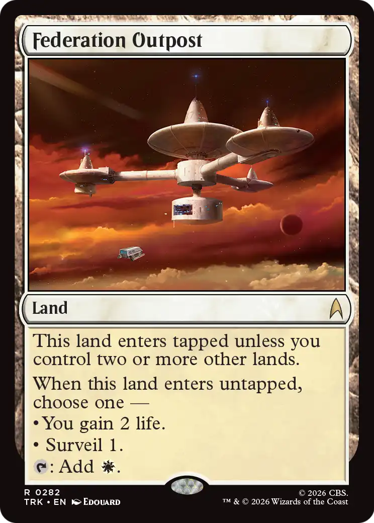 Federation Outpost [Star Trek] | Card Citadel
