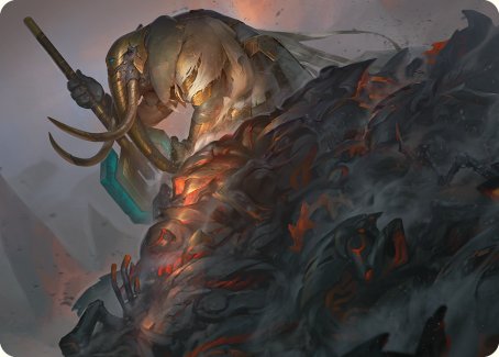 Against All Odds Art Card [Phyrexia: All Will Be One Art Series] | Card Citadel