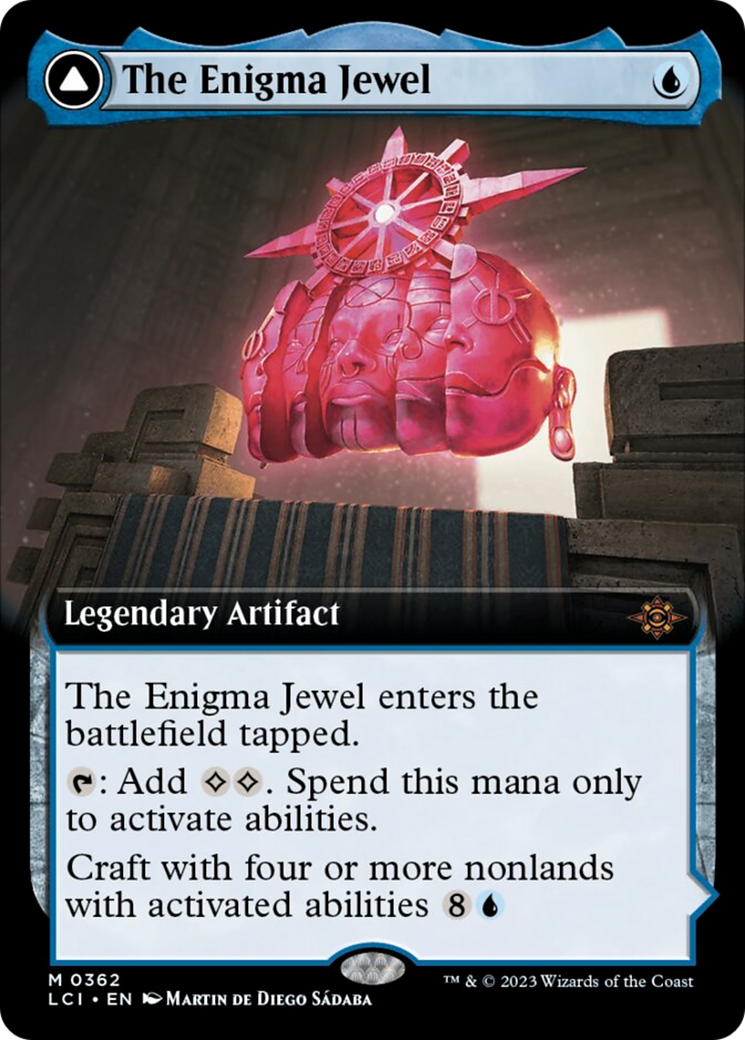 The Enigma Jewel // Locus of Enlightenment (Extended Art) [The Lost Caverns of Ixalan] | Card Citadel