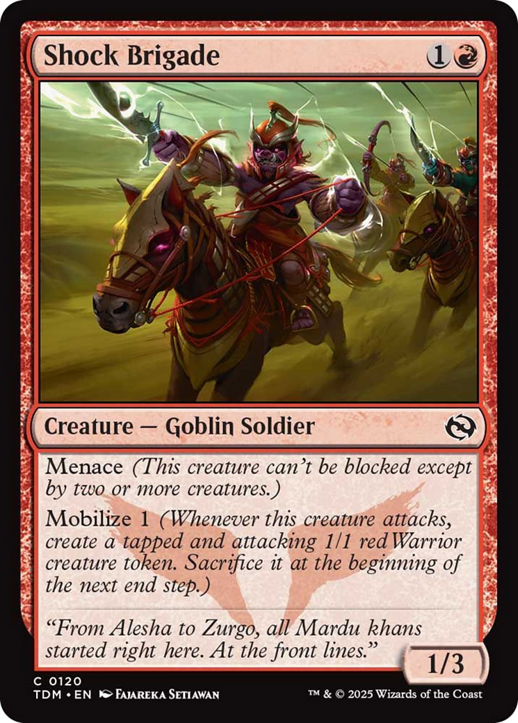 Shock Brigade [Tarkir: Dragonstorm] | Card Citadel